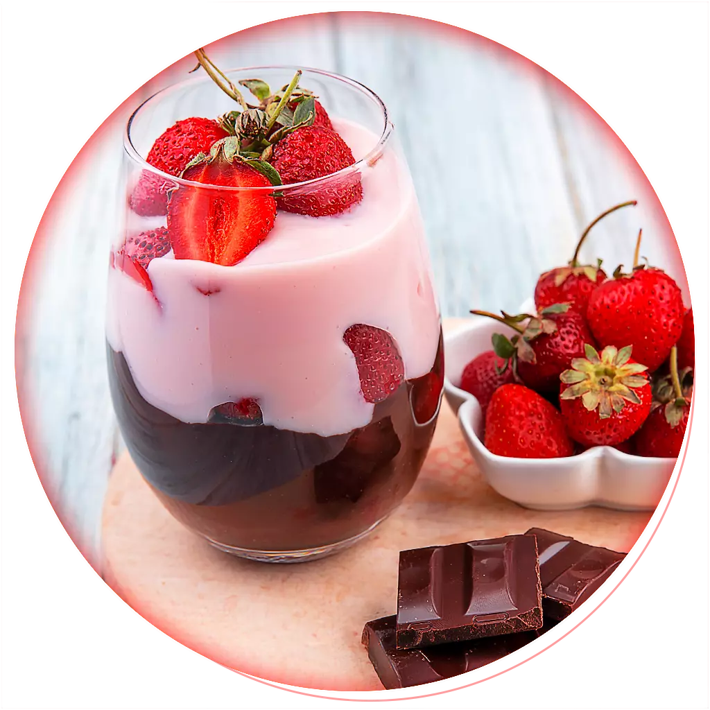 Iogurte Gourmet Morango com Nutella